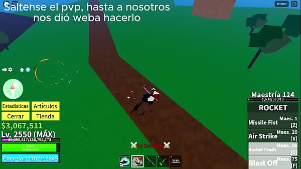 Showcase Todo Feo y Mal Hecho de la Fruta Rocket (BloxFruits) | Acla48