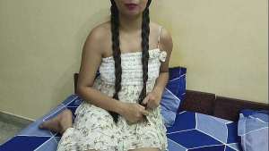 Beautiful Indian girl friend fucking her boyfriend desi style full hard cream pie cum shot vigina hard rough sex