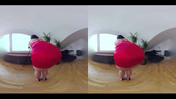 Czech VR 345 – Hot Slut in Tight Red Dress Riding Cock