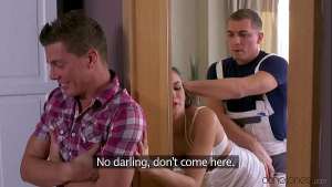 Dirty cheating wife creampie with plumber – Dane Jones