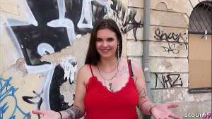 GERMAN SCOUT – CURVY BIG NATURAL TITS TEEN TAYLEE WOOD SEDUCE TO FUCK AT MODEL JOB