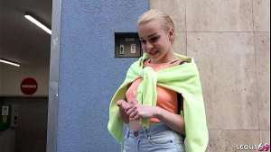 GERMAN SCOUT – TINY GIRL REBECCA PICKUP AND FUCK AT STREET CASTING