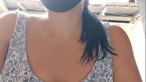 horny neighbor showing her pussy – POV pussy