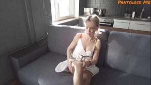 Kenneth Gets To Fuck Mature Step Mom In Tan Pantyhose