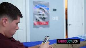 My busty stepmom Callie Brooks takes a rough ride on my hard cock