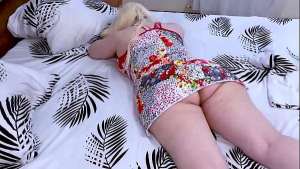 The teacher conducted classes at home in bed