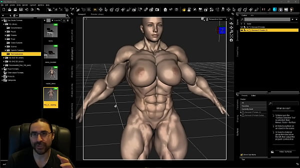 Building the Leticia Scene Body Morphing Part 3 (Hexagon based)
