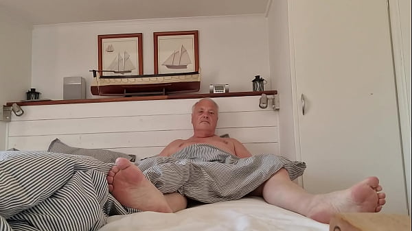 Chris horny in bed