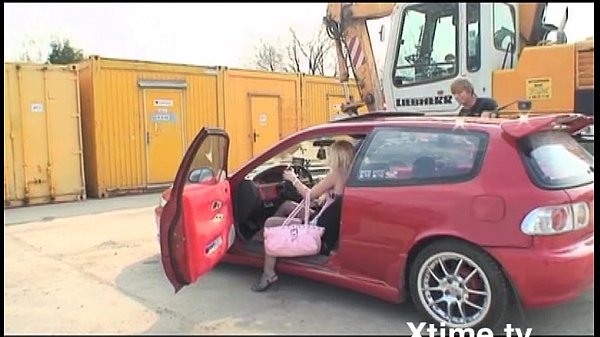 y. slut fucked on the hood of the car