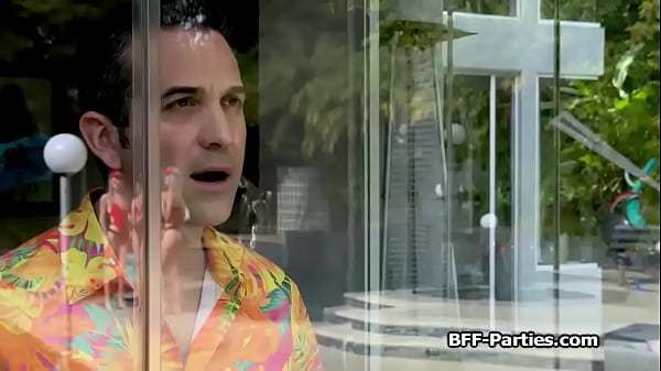 Blonde lifeguards feasting on patients hard dick