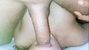 Indian Bhabhi Desi cock sucking like she got sweet candy Cum In Mouth Complition