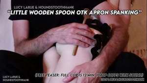 Little Wooden Spoon OTK Apron Spanking