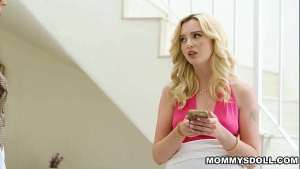 Loving stepmom Elizabeth Skylar and her stepdaughter Lexi Lore in a hot and steamy stepmom stepdaugther lesbian sex scene