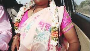 Indian housewife cheating car sex Telugu dirty talks.