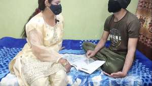 Indian Hot Student Fucked in Doggystyle by Indian Tharki Teacher Clear Hindi Audio Desi Sex