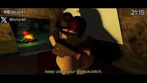 Got caught for illegal camping by forest ranger – Roblox Porn