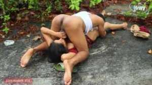 Hot Desi Indian Outdoor Sex with Girlfriend