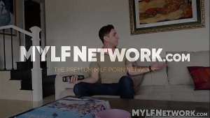 Sheena Ryder is a sleepy mylf who was being woken up by her vibrating cell phone.