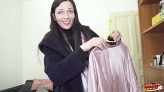 GERMAN SCOUT – First Time Anal Sex for small Tits Cougar Rina Helena at Pick Up Casting