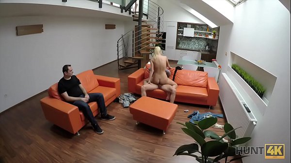 HUNT4K. Lovely teen Dream Nikky fucked in front of greedy cuckold