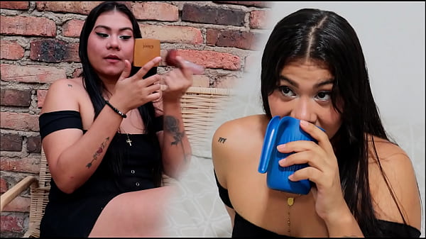 I invite a beautiful girl with a big ass to my house for a drink of water.