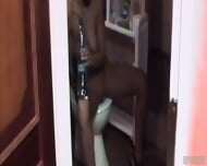 Peeing On Toilet