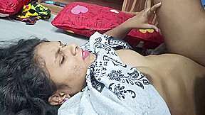 Mallu College Teacher Hot Romantic Hard Fuck In Nighty With Boy In Teachers Home