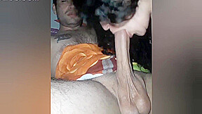 Stepmom And Stepson – Stepmom Gives Oral Sex To Her Stepson To Teach Him How His Girlfriend Should Suck His Penis