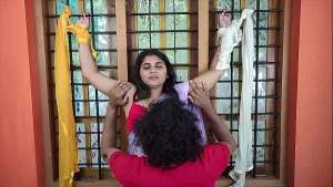 Public Bathroom Romance – Desi Girl Moaning Silently