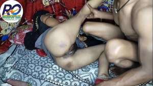 Part 2 Fucking in full doggy style in black saree and blouse, condom and cock The pussy water was released Hindi audio Claire Vaise