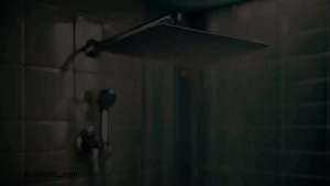 Timeless Asian beauty took a shower