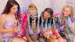 Squirt Mayhem – 5 Girls Drenching Each Other – Anal Dildos, Prolapse, Gaping, ATM
