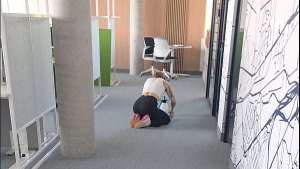 I met her while she was cleaning the office, I took her home to check how tight her pussy was