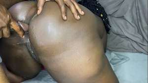 BBC Fucking African Black Teen Bunny Pussy & Asshole In Sensual Bang