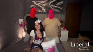 Cating “Marinera es cogida en el bote por sus dos capitanes”