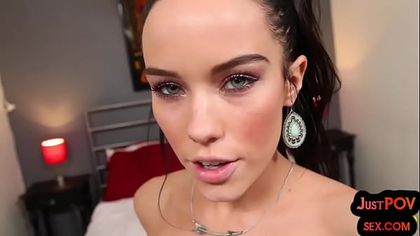 POV mediumboobed amateur babe closeup fucked after oral