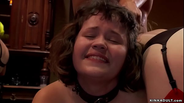 Slaves anal banged and whipped