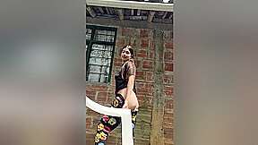 College Girl Her Big Tits In The Park And Her Pussy