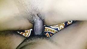 After Massaging With Sexy Auntys Big Milk And Ass Oil I Inserted The Bottle