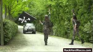 Two army teens suck n rammed by one cock