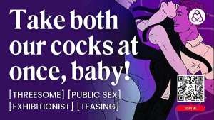 ASMR Audio Porn: MMF Threesome with Your Partner and His Best Friend – Cock Sharing & Public Sex – Erotic Audio Story