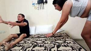 Old perverted stepfather fucks his cute stepdaughter