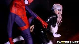 Spidey Fucking The Black Cat So Hard With His Big Cock