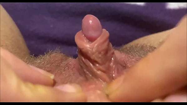 big clit orgasm closeup homemade