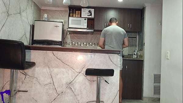 My Best Friend’s MILF Wife Teases Me in the Kitchen and We End Up Fucking Hard with Vaginal Creampie