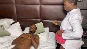 Pervert family nurse fucks bbc patient during home service