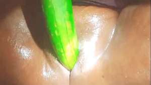 Desibhabhi Sex Indian village wife Fucking with cucumber