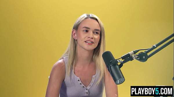 HOT teen Khloe Kingsley hairy pussy masturbation for Playboy