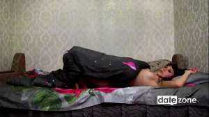 DATEZONE – Sexy brunette masturbates her ass and pussy