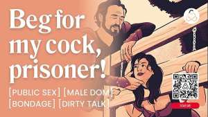 ASMR Audio Porn: Male Dom Guard Fucks His Female Sub in Public Stocks – BDSM & Bondage – Erotic Audio Story